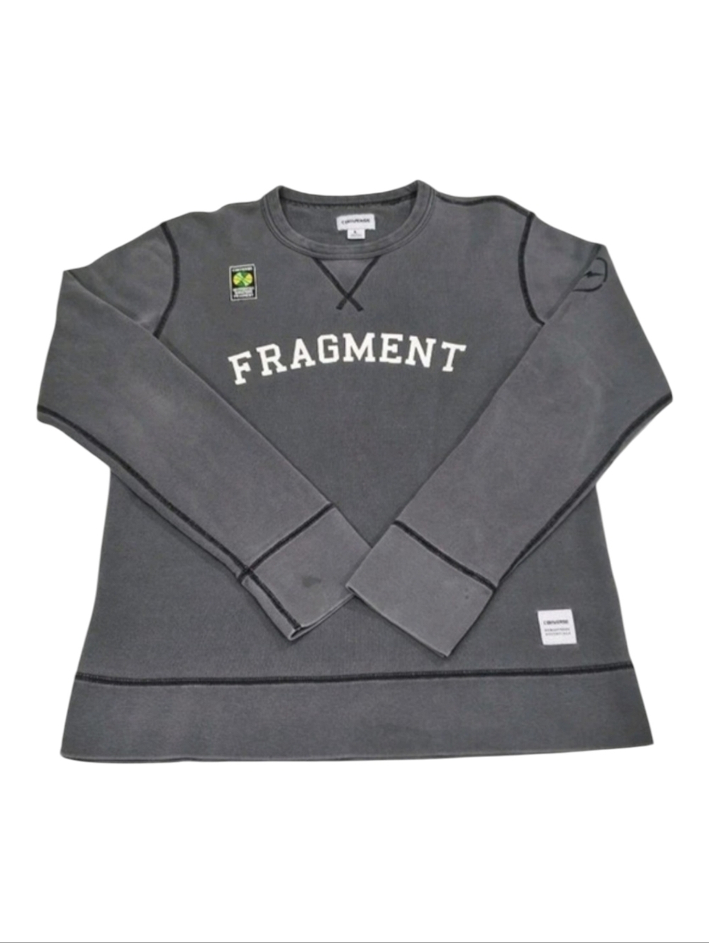 Fragment Design X Converse~Collab~Mens Pullover~Charcoal Grey~Streetwear~Large